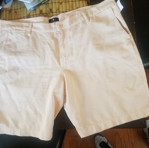 7 for all mankind TECH SERIES SHORT IN GUNMETAL size 40 - Picture 2 of 5